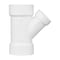 Charlotte Pipe And Foundry Charlotte Pipe Schedule 40 3 in. Hub X 3 in. D Hub PVC Reducing Wye 1 pk PVC06011400 - alternate 4